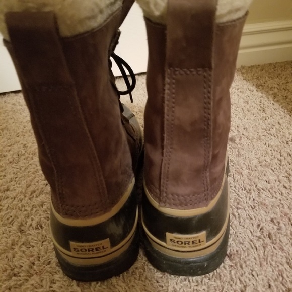 Brown Sorel Caribou boots